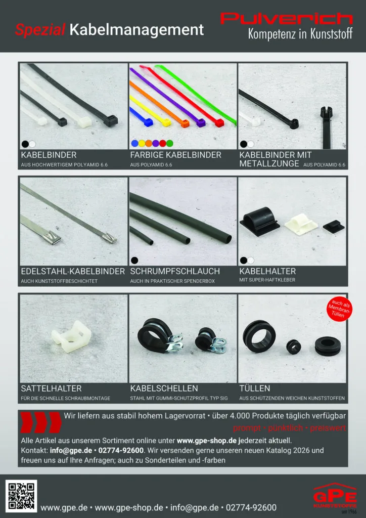 Flyer Kabelmanagement